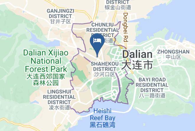 Dalian - Dalian Luck Art Hotel Maps