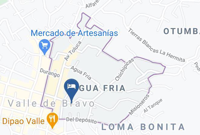 Valle De Bravo - Dalinda Hotel Boutique Maps