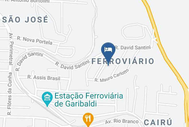 Dall'onder Ski Garibaldi Hotel Map