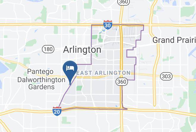 Dallas Arlington Koa Holiday Map