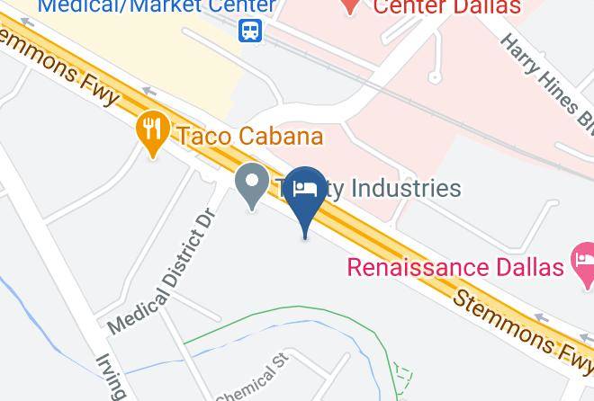 Dallas Marriott Suites Medical Market Center Map