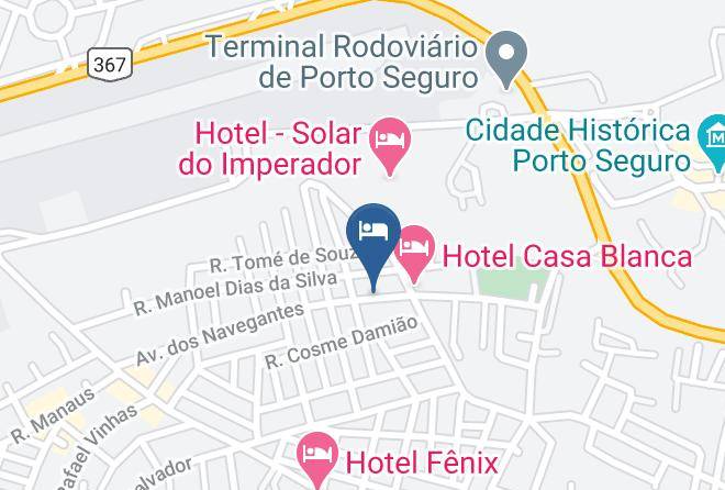Porto Seguro - Dallas Porto Pousada Maps