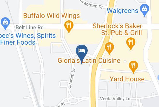 Dallas - Dallas Addison Marriott Quorum By The Galleria Maps