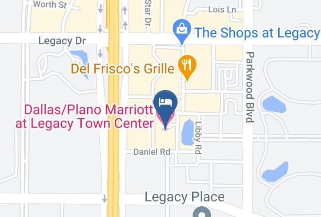 Collin - Dallas Plano Marriott At Legacy Town Center Maps