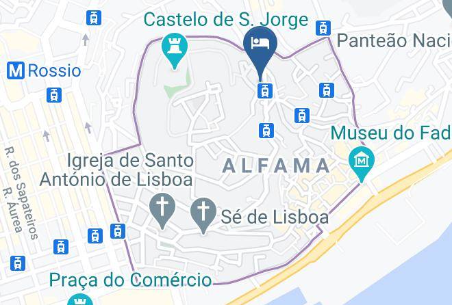 Dalma Old Town Suites Lisbon Map
