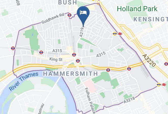 London - Adria Hotel Hammersmith Maps