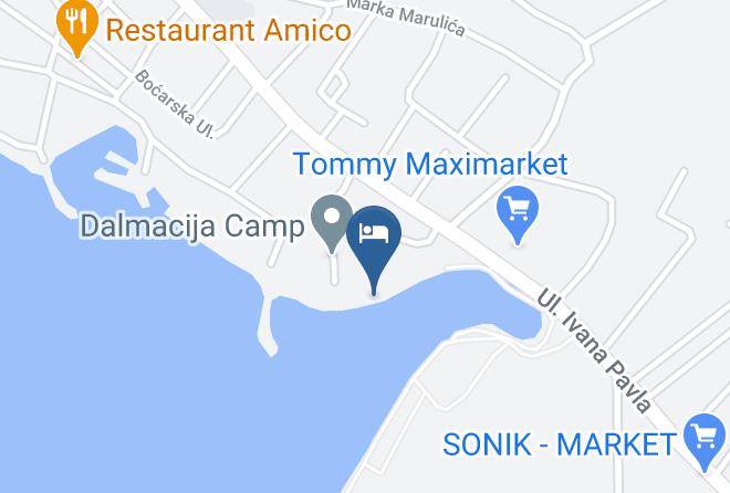 Privlaka - Dalmacija Turizam D00 Maps