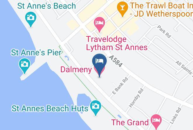 Lancs - Dalmeny Hotel Maps