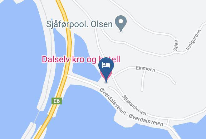 Dalselv Kro Og Hotell Map