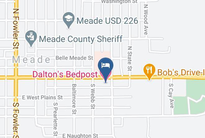 Meade - Dalton's Bedpost Motel Maps