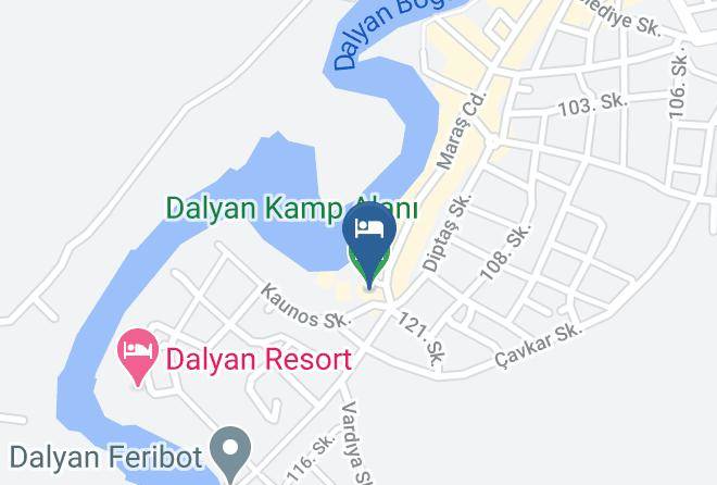 Ortaca - Dalyan Kamp Alani Maps