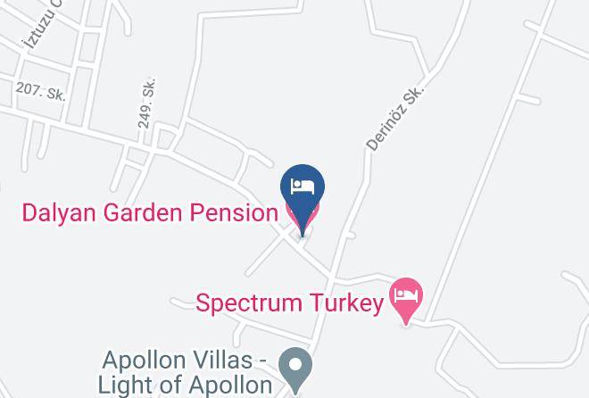 Ortaca - Dalyan Garden Pension Maps
