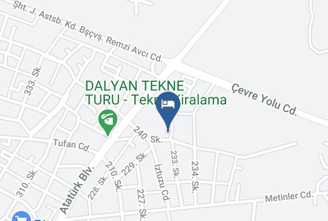 Ortaca - Dalyan Grand Emir Hotel Maps