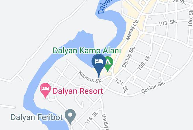 Ortaca - Dalyan Holiday Hotel Maps