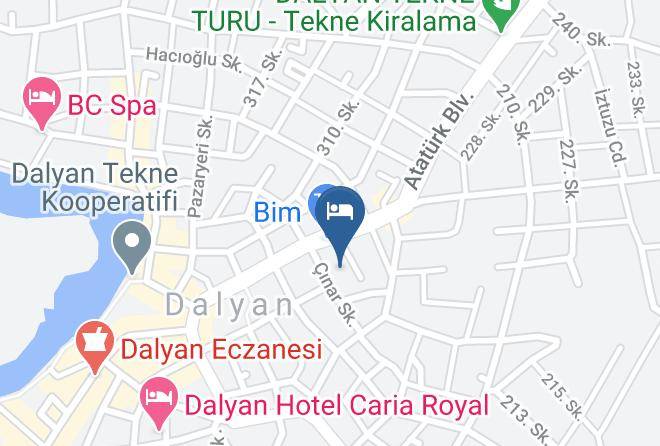 Ortaca - Dalyan Michelangelo Butik Otel Maps