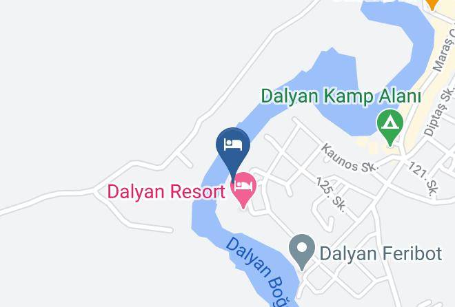 Ortaca - Dalyan Resort Maps