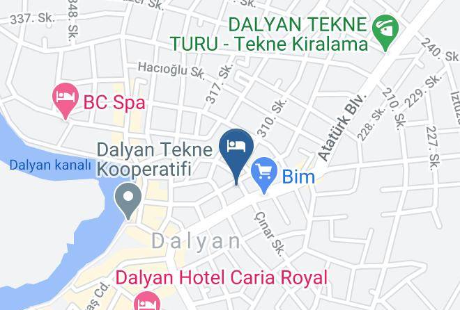 Ortaca - Rota Hotel Maps