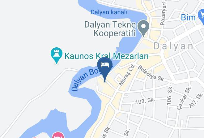 Ortaca - Dalyan Terrace Hotel Maps