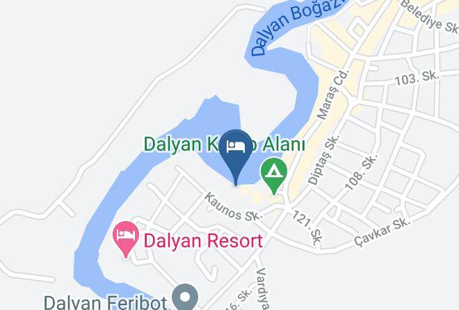 Ortaca - Dalyan Yagmur Hotel Maps