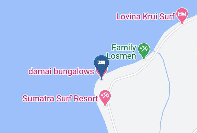Lampung Barat - Damai Bungalows Maps