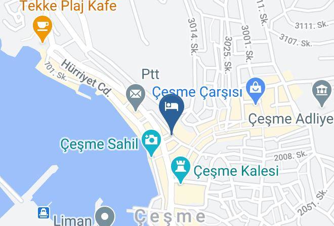 Cesme - Damaki Restaurant And Boutique Hotel Maps