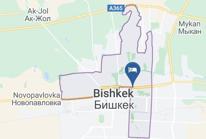 Bishkek - Damas Hotel Kyrgyzstan Maps