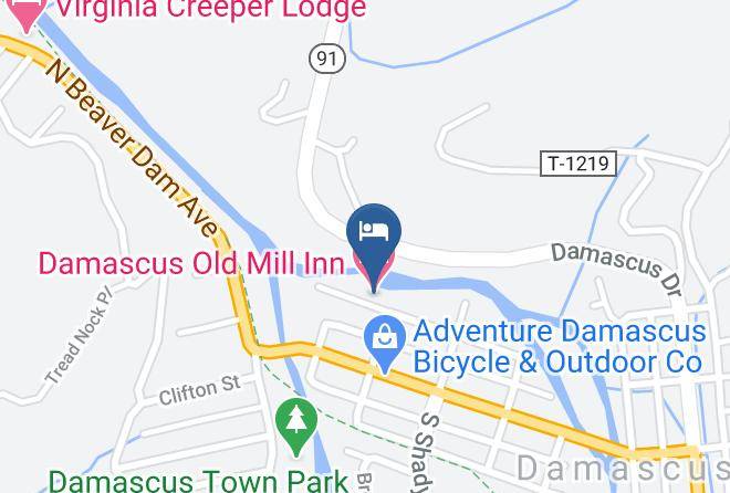 Damascus Old Mill Inn Map