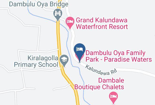 Kandy - Dambulu Oya Family Park Paradise Waters Maps
