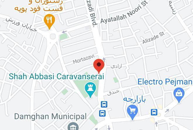 Semnan - Damghan Tourism Hotel Maps
