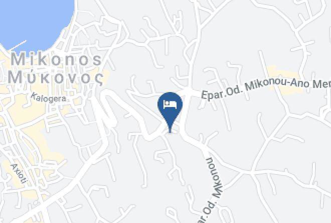 Damianos Mykonos Hotel Map