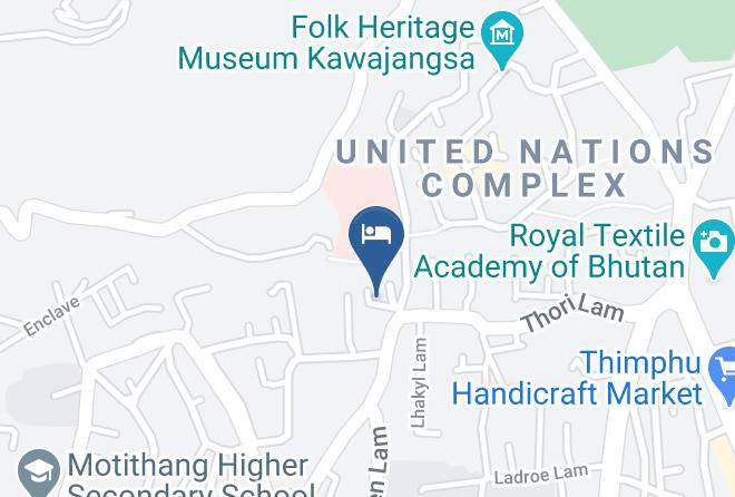 Thimphu - Damisa Hotel Maps