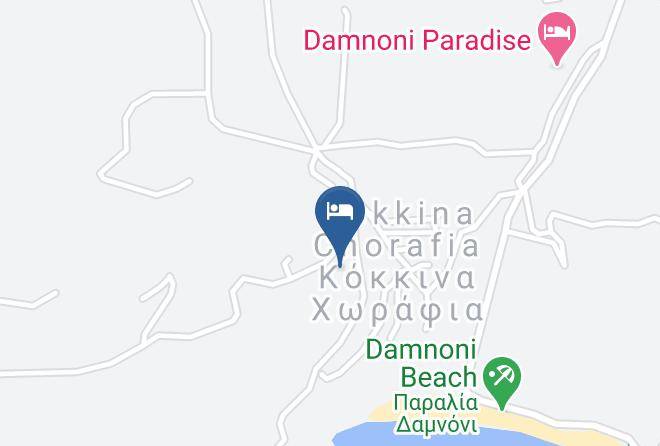 Rethimni - Damnoni Bay Maps