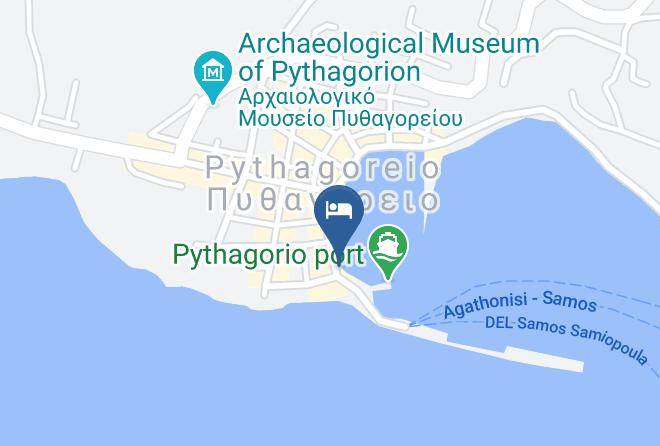 Samos - Damo Hotel Maps