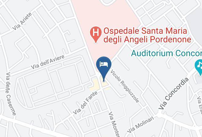 Pordenone - Damodoro Hotel Maps