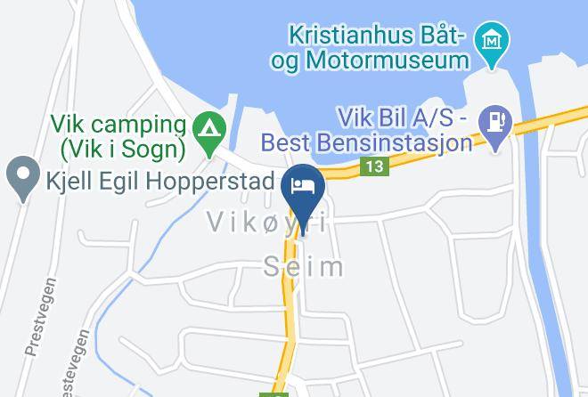 Vik - Dampen Bar & Spiseri Maps