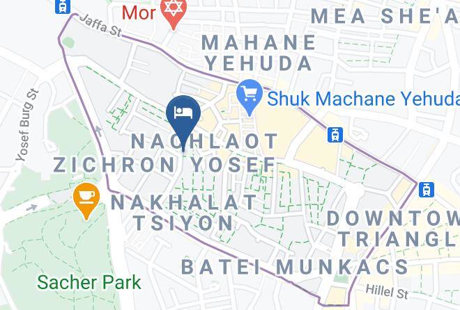 Jerusalem - Damson Boutique Hotel Maps