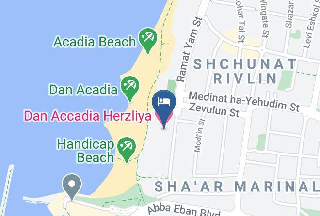 Herzliyya - Dan Accadia Herzliya Hotel Maps
