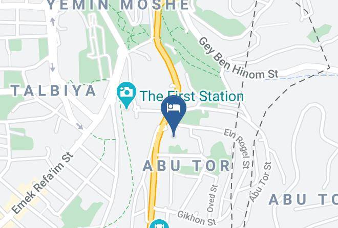 Jerusalem - Dan Boutique Jerusalem Hotel Maps