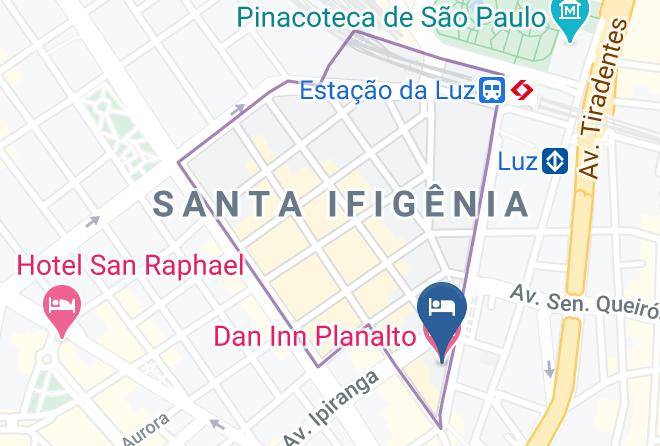 Sao Paulo Republica - Dan Inn Planalto Maps