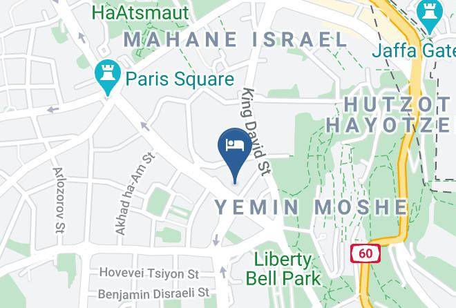 Jerusalem - Dan Panorama Jerusalem Maps