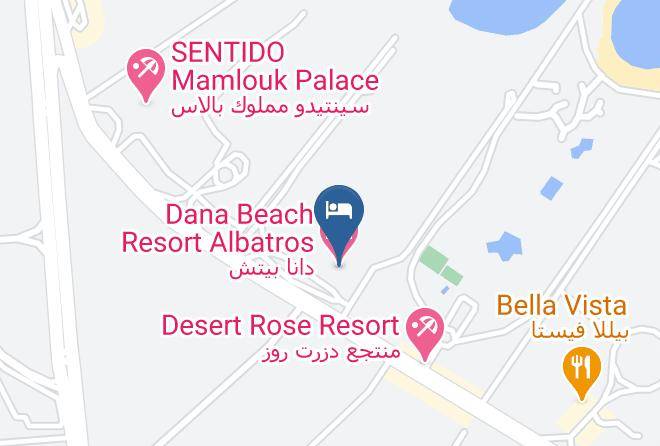 Hurghada - Dana Beach Resort Albatros Maps