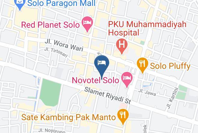 Surakarta - Dana Hotel Maps