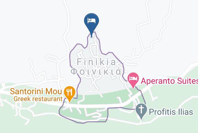 Thira - Danae Suites Santorini Maps