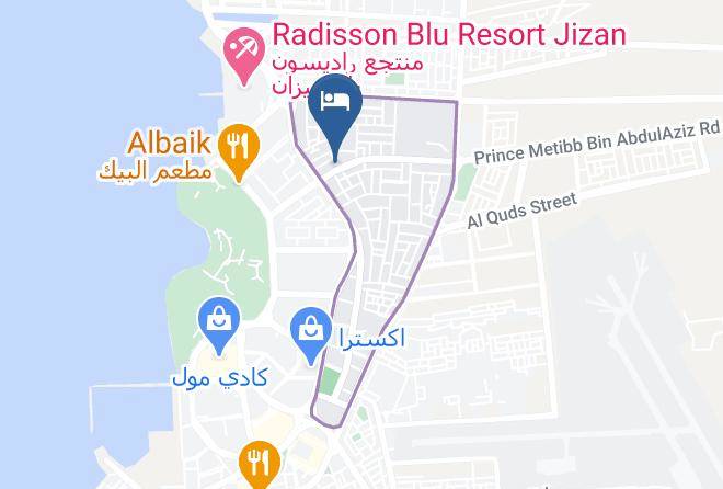 Jazan - Danat Jazan Hotel Maps