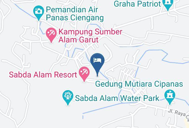 Garut Regency - Danau Dariza Resort Hotel Maps