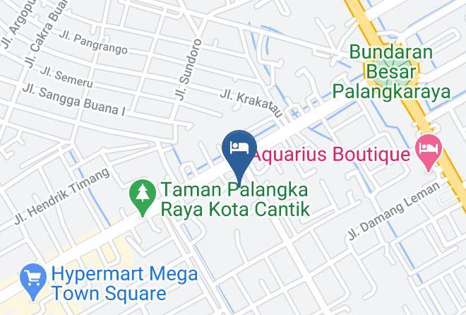 Kota Palangka Raya - Dandang Tingang Hotel Maps