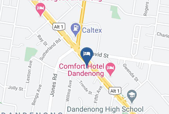 Greater Dandenong - Dandenong Motel Maps