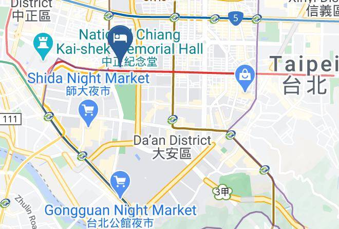 Da An District - Dandy Hotel Daan Park Branch Maps