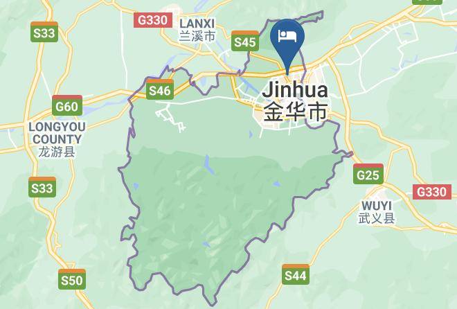 Jinhua - Danfeng Bailu Hotel Maps