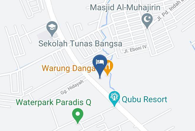 Kubu Raya - Dangau Hotel Kubu Raya Maps